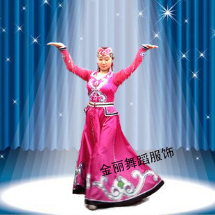 民族风现代舞蹈服饰/蒙古演出服装/舞蹈服装/