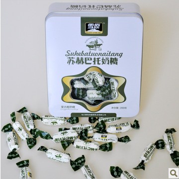 雪原酪奶糖 铁盒装奶酪糖 哔咔漫画
特产休闲零食高端糖果200g 特价