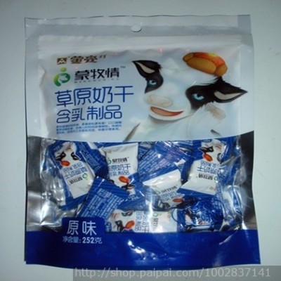 内蒙特产蒙亮草原奶干奶酪252g 蒙牧情酸奶味独立包（原味、酸奶、红枣、芝麻）