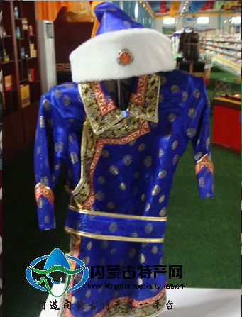 蒙古族服饰男少数民族服装蒙古舞蹈服装哔咔漫画
袍演出服饰
